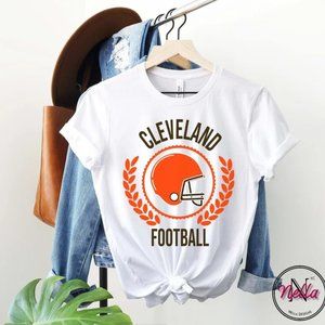 Cleveland Football Shirt, Retro Cleveland Shirt, Vintage Cleveland Football Tee